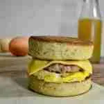 Protein Pancake Breakfast Sandwich