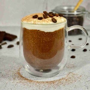 Mocha Chia Pudding Milk Espresso Powder